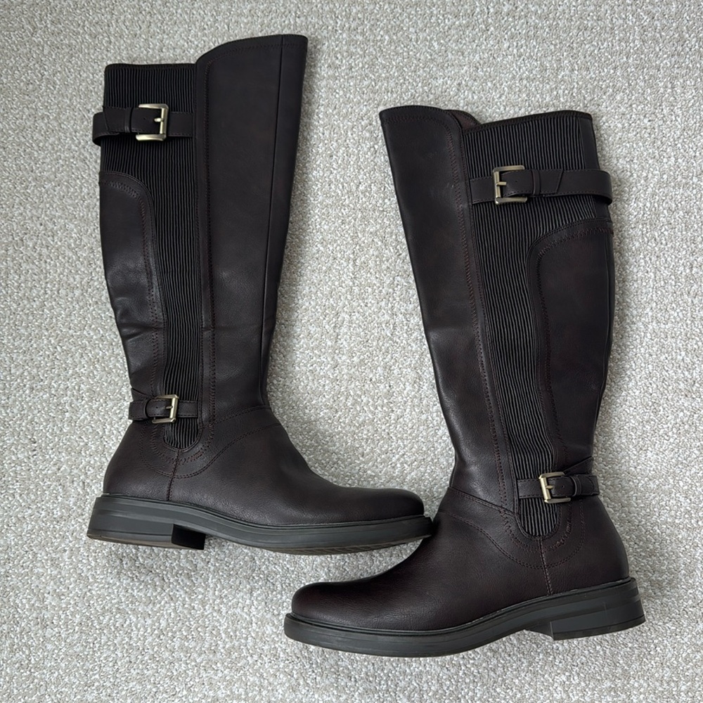 White Mountain Riding Boots Brown